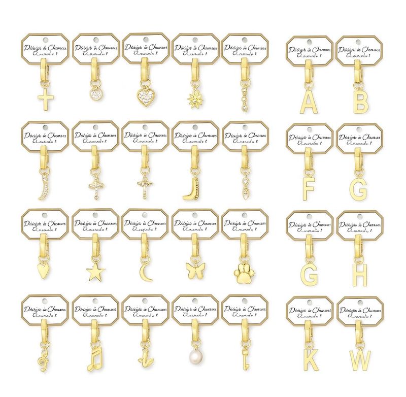 Maya J Mini Drops of Charms-Yellow