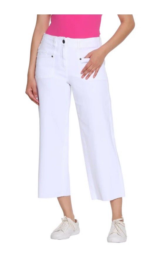 Slimsation M26706PM RawEdge Crop Jean