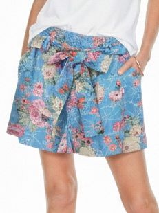 Joy Joy 77D4980 Belted Elastic Short-RoseReverie