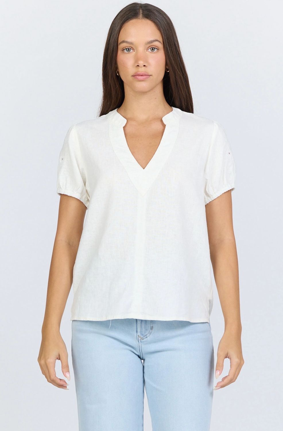 Dear John DSH1555L1 Chaya VNeck Top-OW