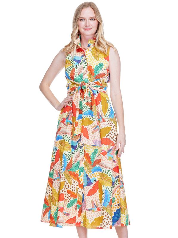 Jade 77D9906 BackWrap Midi Dress-JungleFlight