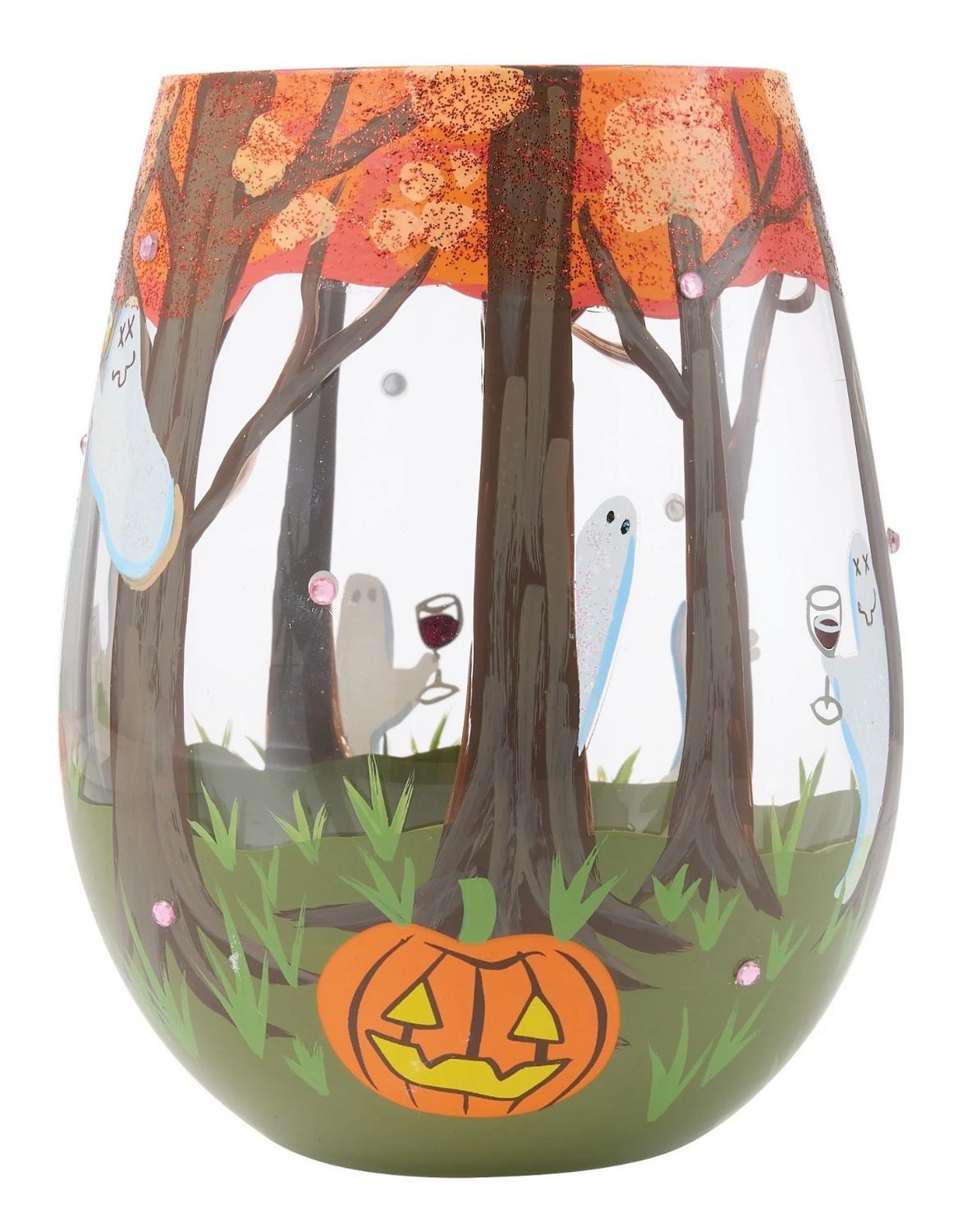 Enesco Lolita Peek-A-Booz Stemless Wineglass