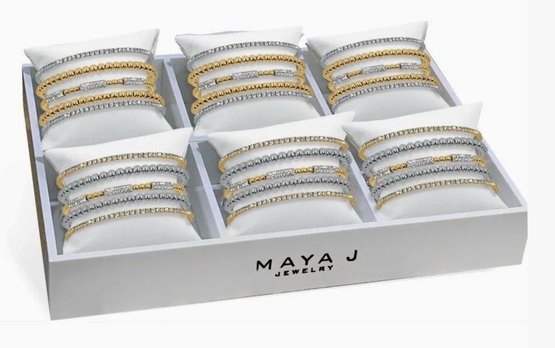 Maya J 5-Piece Harmony Cuff Bracelet Set