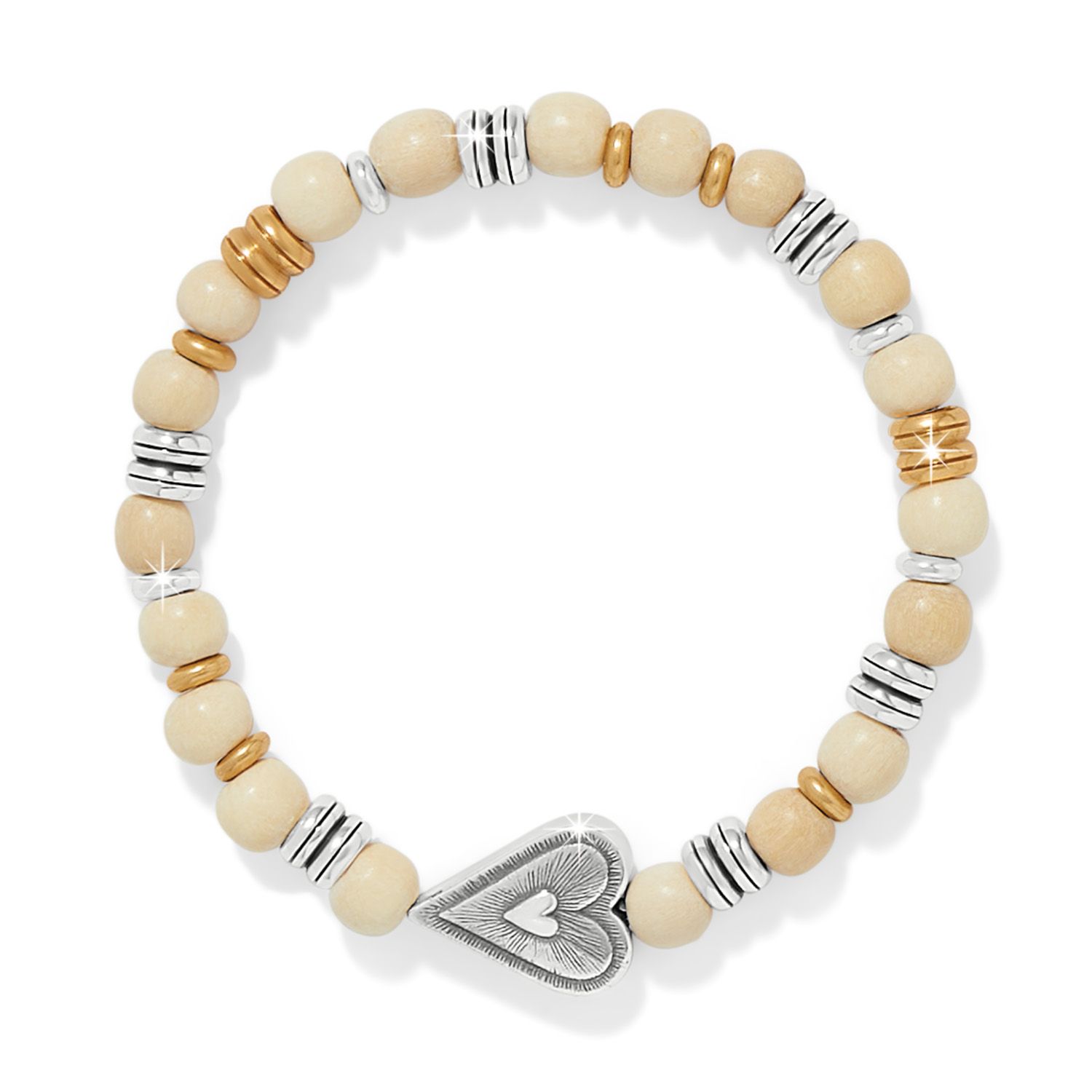 Brighton JF0437 Love Messages I Am Grateful Stretch Bracelet