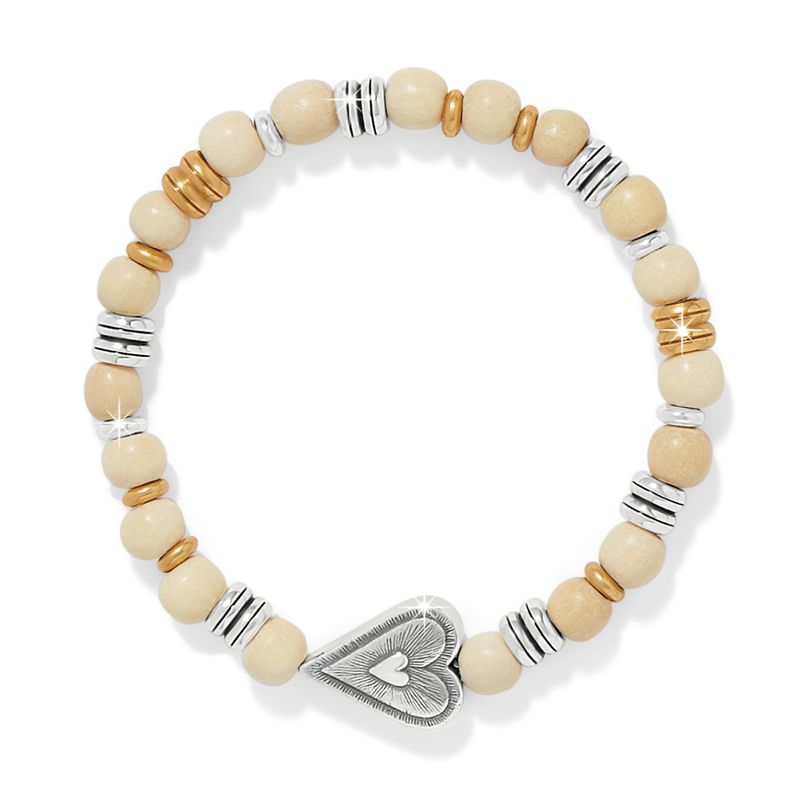 Brighton JF0437 Love Messages I Am Grateful Stretch Bracelet