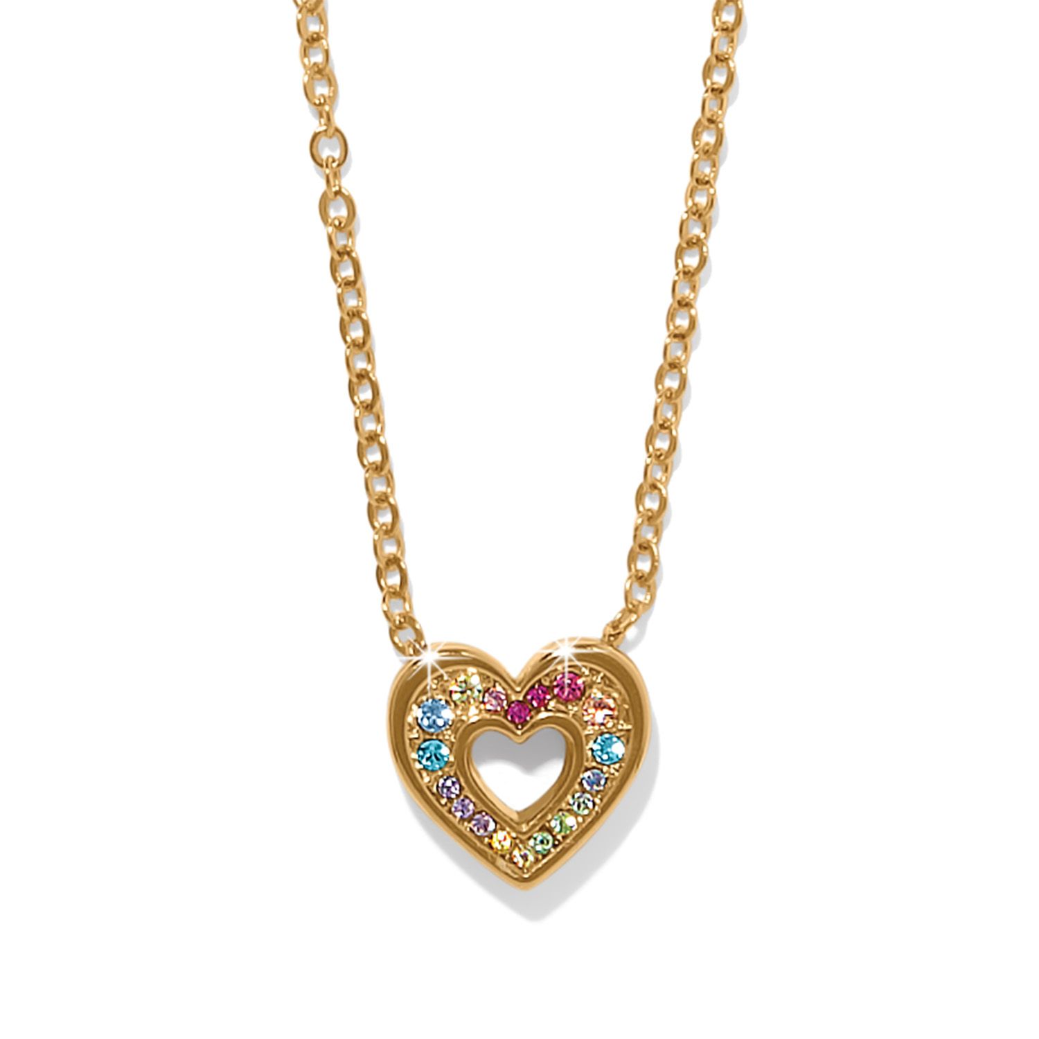 Brighton JM0238 Enchanting Gem Heart Necklace