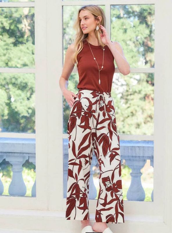 Karen Kane 2L54301 Drawstring Ankle Pants