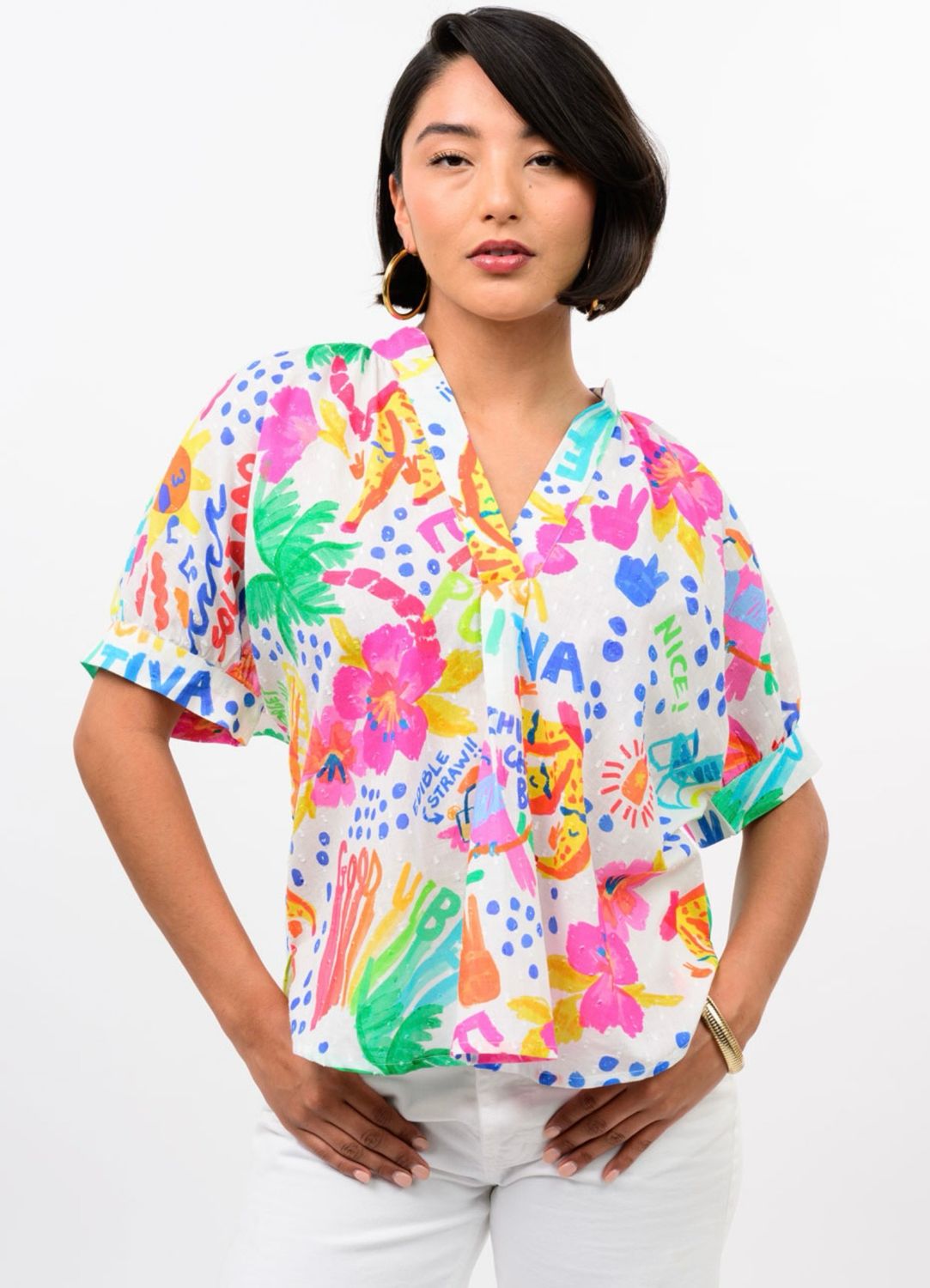 Ivy Jane 650462 Popover Dolman Top