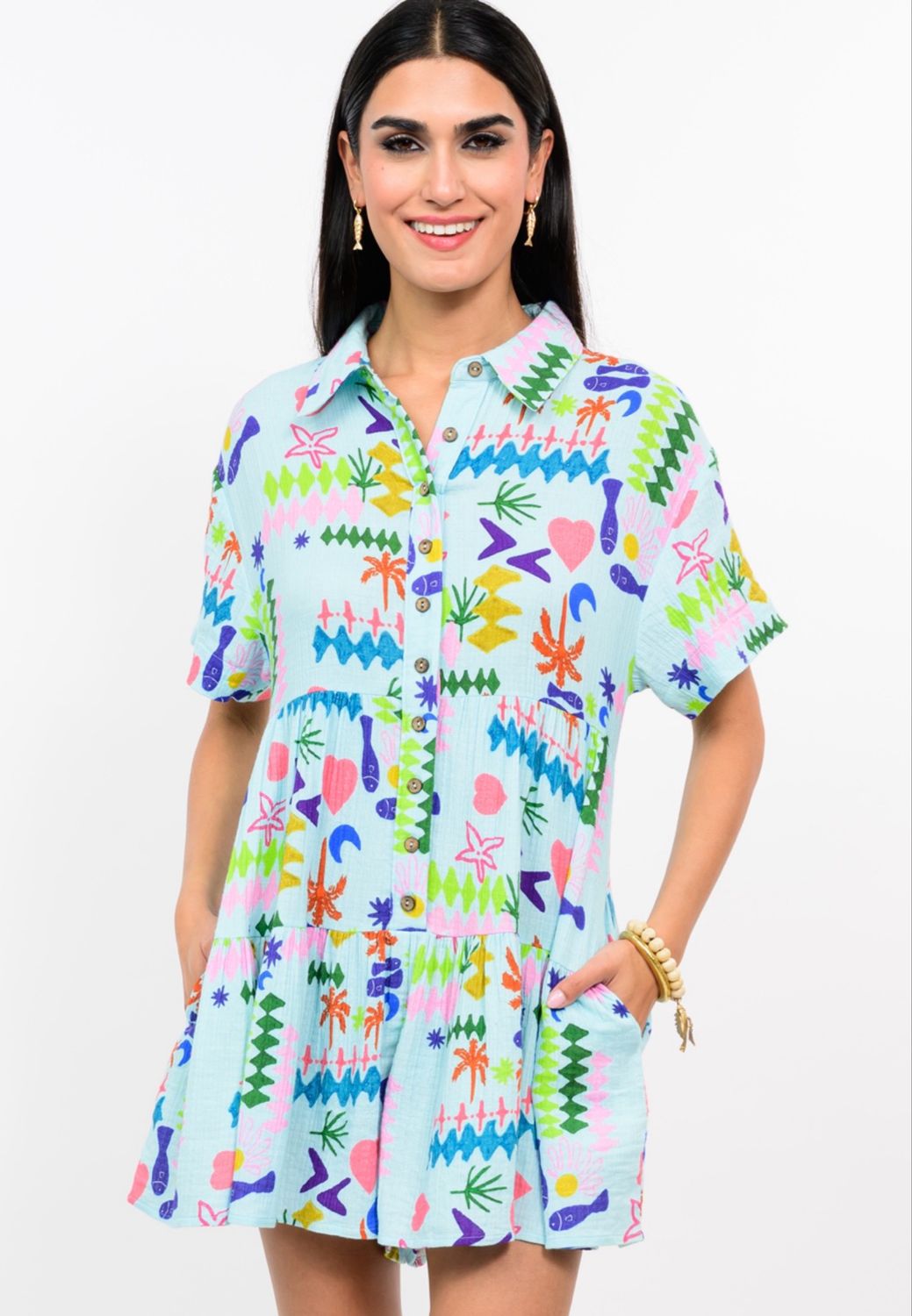Uncle Frank 85008 Tropical Punch Romper