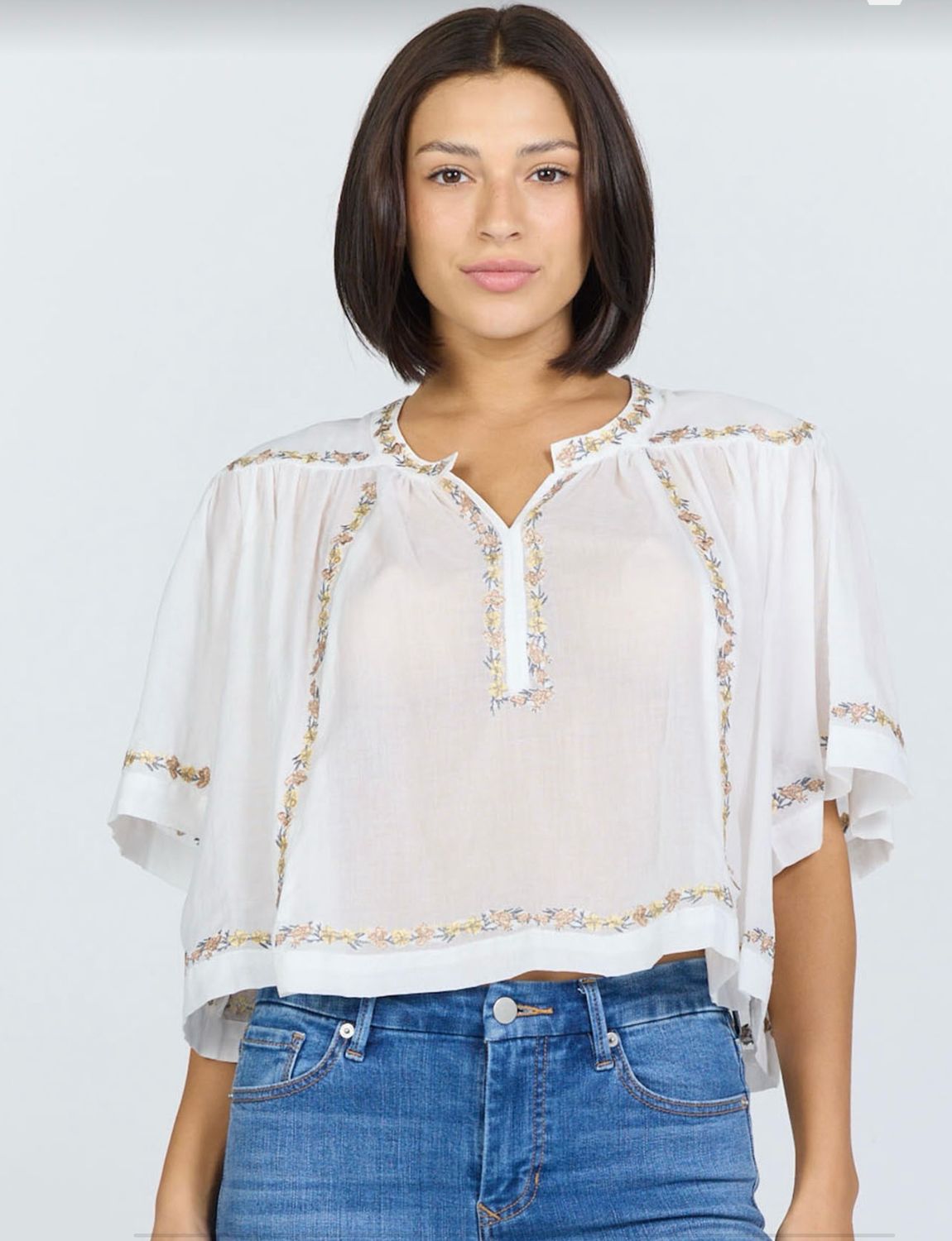 Dear John DSH1527 Jada Blouse-White