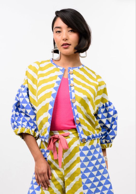 Ivy Jane 150043 2 Sided Jacket-Mustard