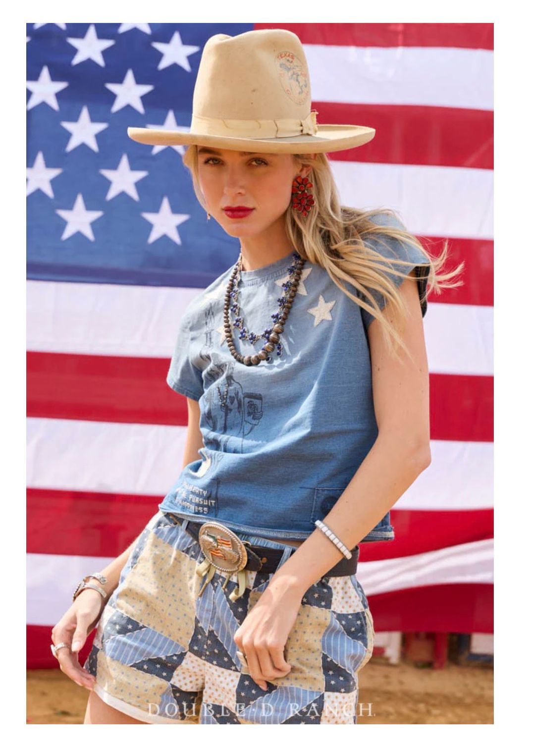 Double D T4220 Old Flame of Freedom Tee