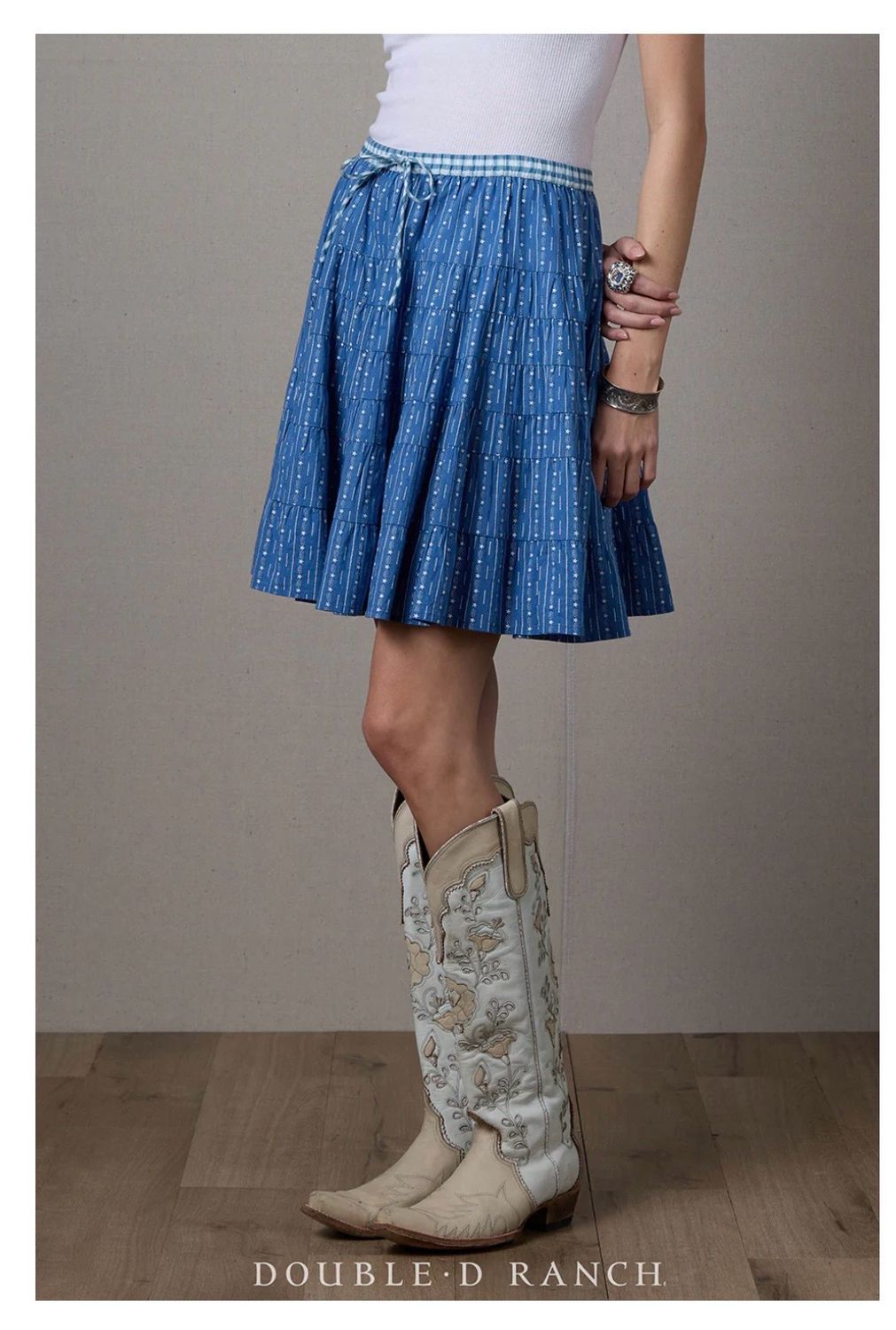 Double D S1866 Bunting Blues Skirt