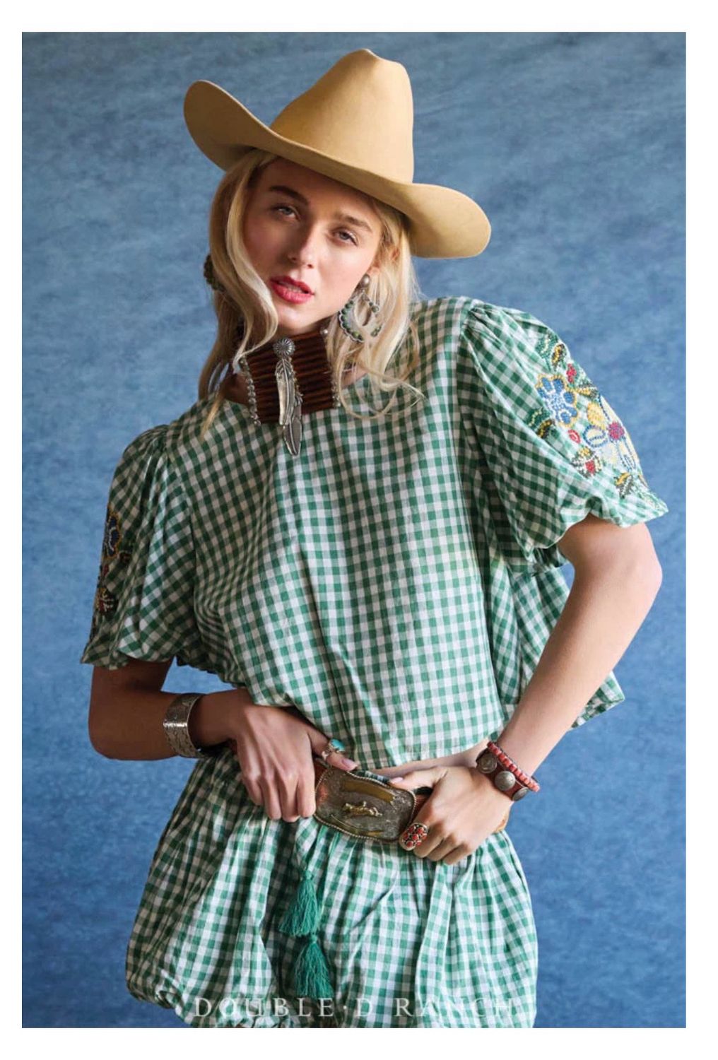 Double D T4208 Tea Party Top