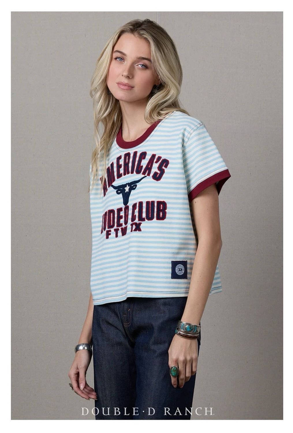 Double D T4217 America’s Rodeo Club Top