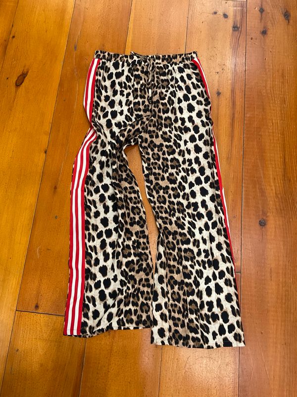KLd. 60459 Leopard Pant w/Stripe