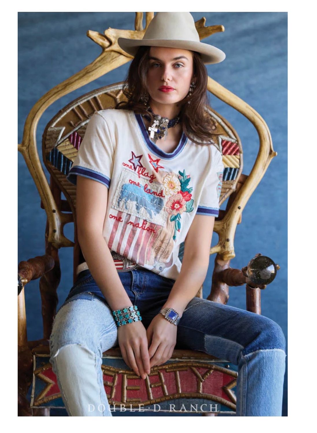 Double D T4216 American Tapestry Tee