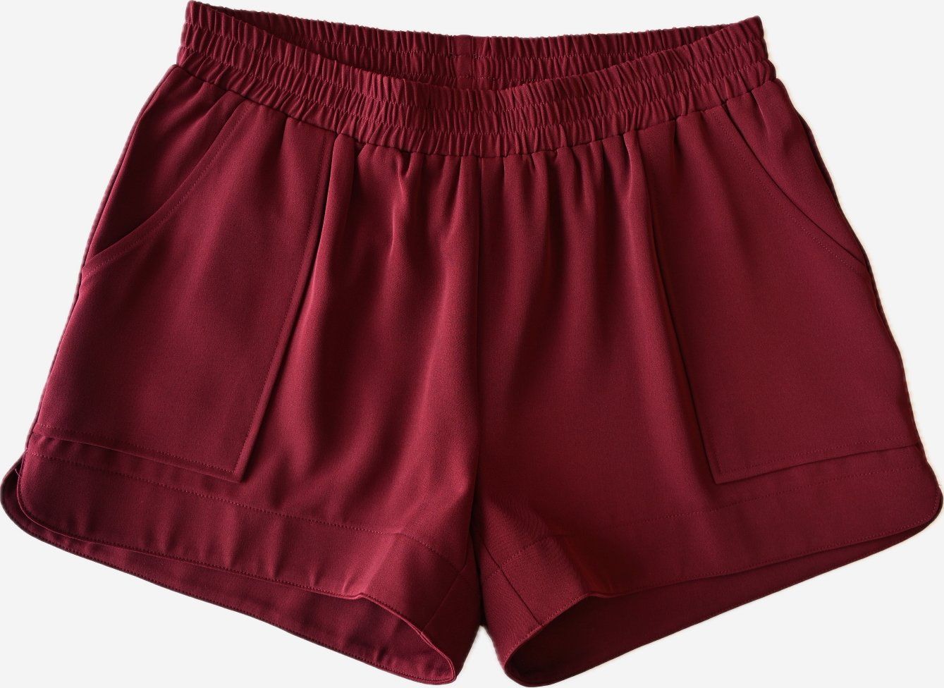 Joy Joy 78E0216 Pull-On Short-Maroon