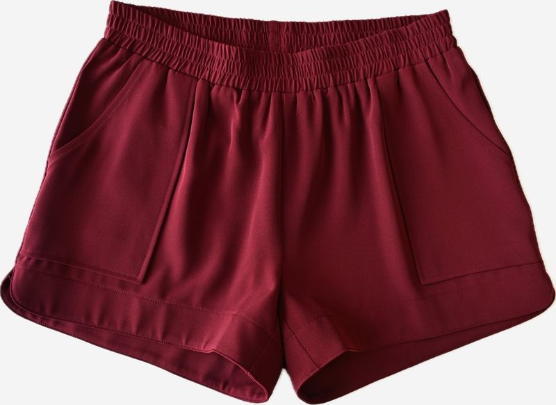 Joy Joy 78E0216 Pull-On Short-Maroon