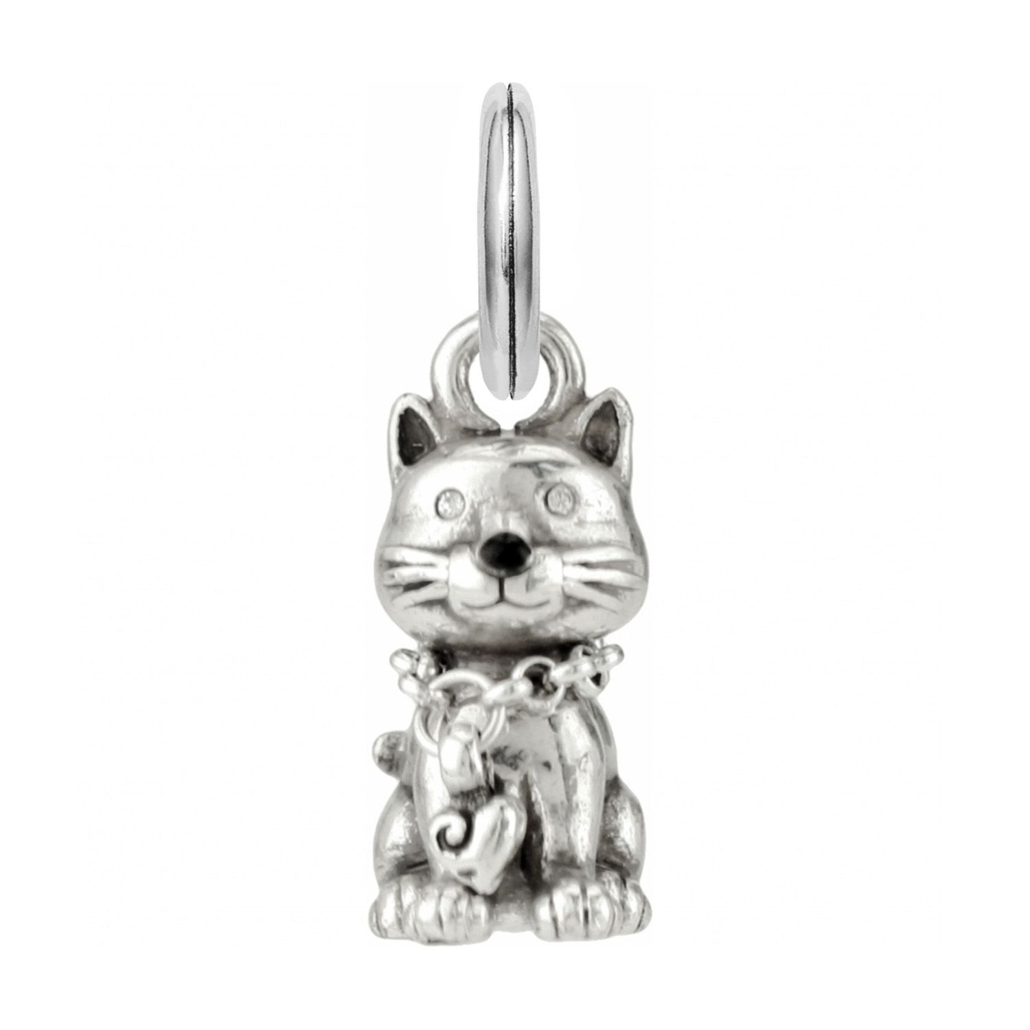 Brighton J92062 Kitty Charm-Silver