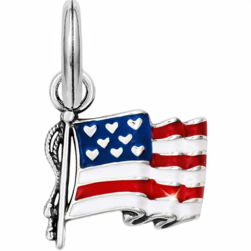 Brighton JC1321 Flag of Freedom Charm