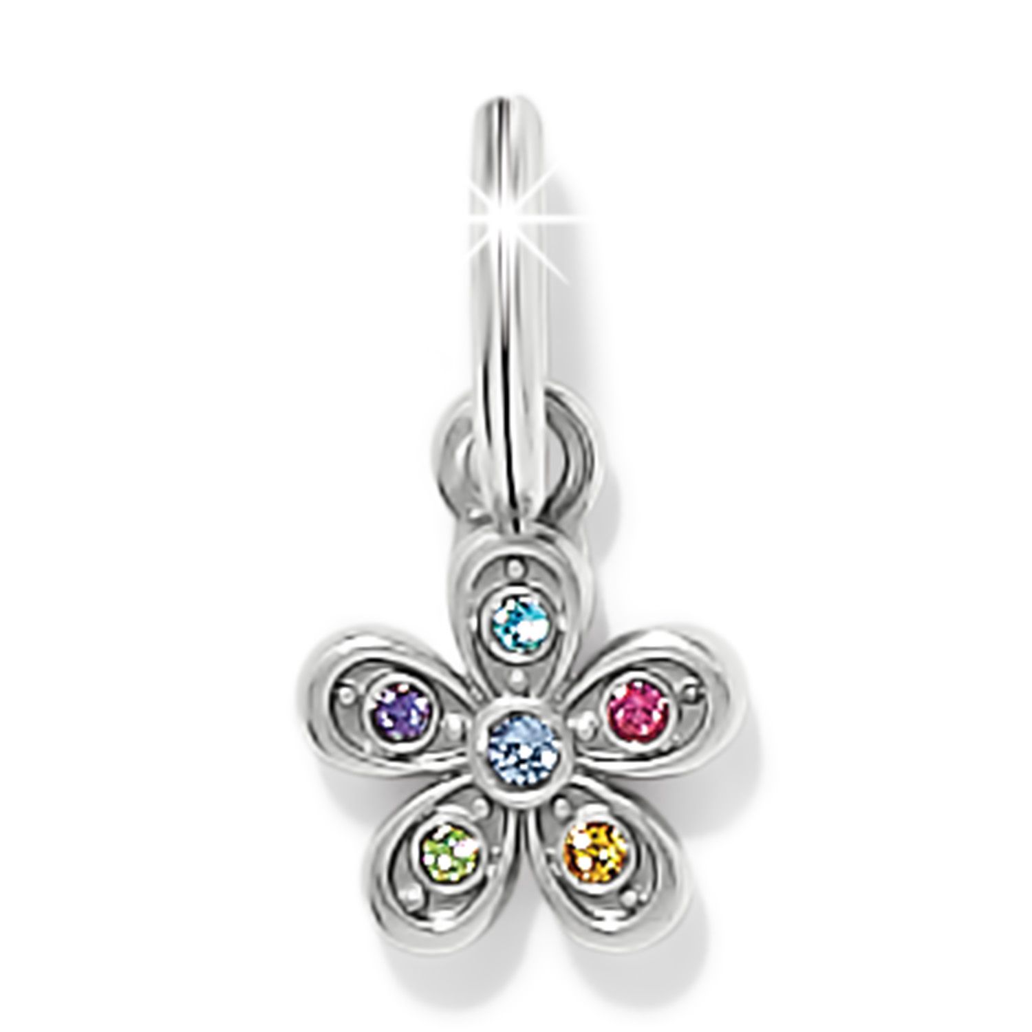 Brighton JC8193 Enchanting Gem Flower Charm