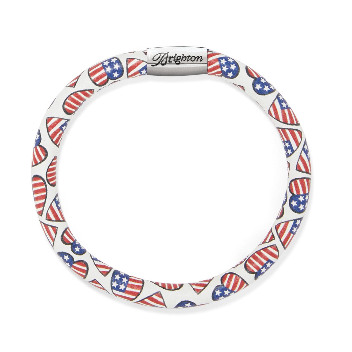 Brighton JF0249 Patriotic Luv Woodstock Bracelet