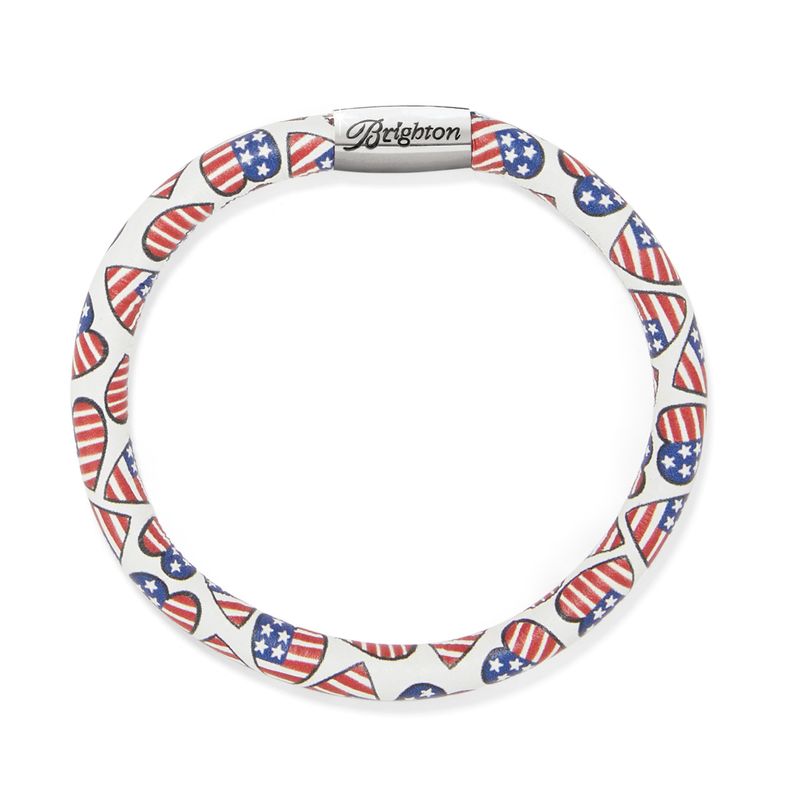 Brighton JF0249 Patriotic Luv Woodstock Bracelet
