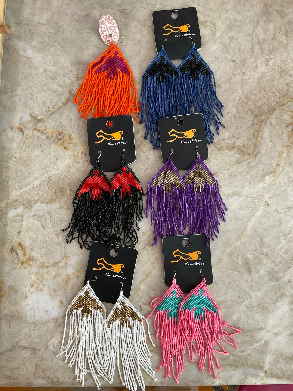 KurtMen Thunderbird Beaded Earrings