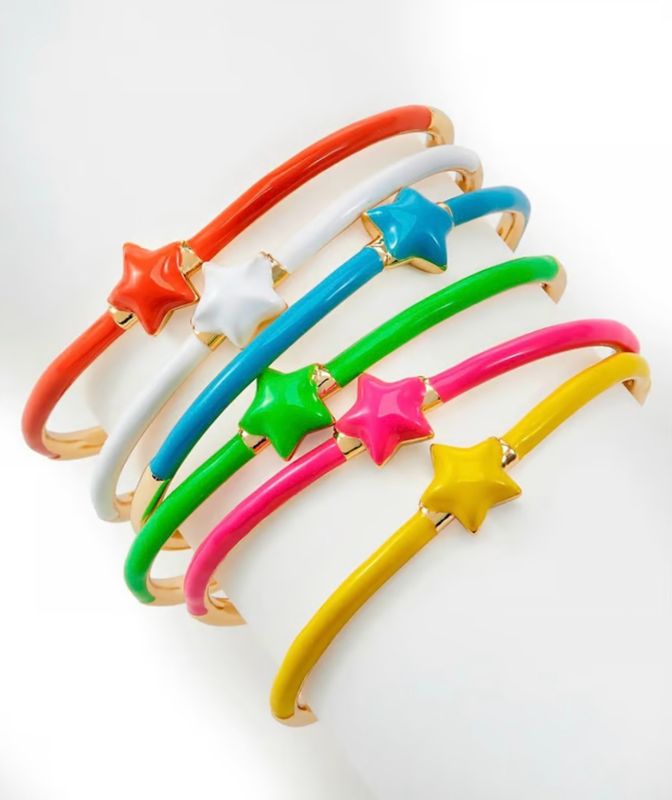 Charlie Paige Painted Star Bracelet