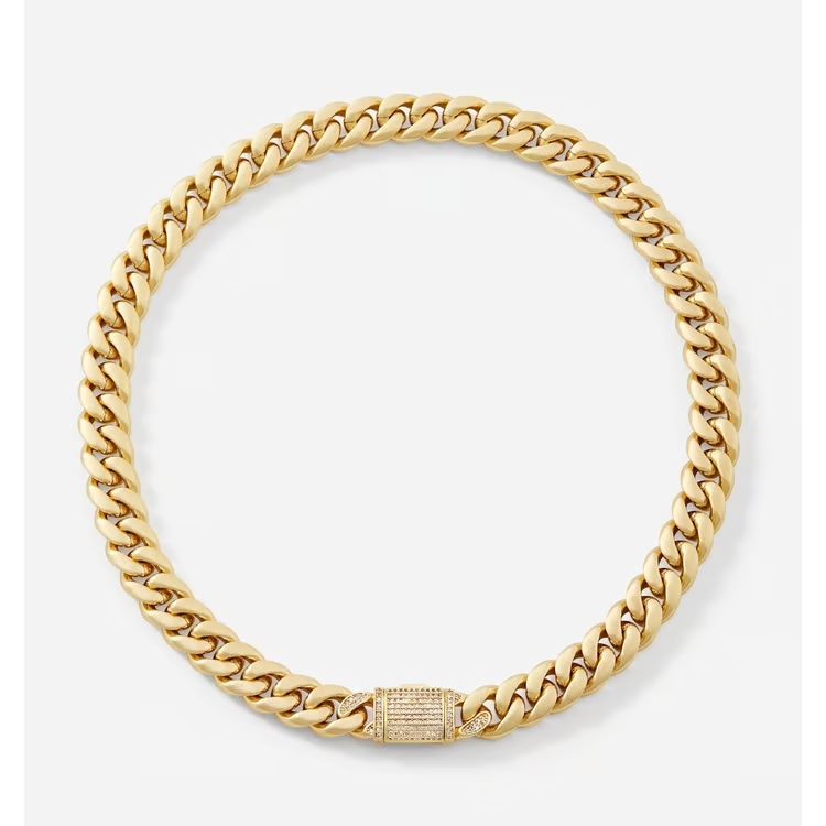Charlie Paige Seamless Gold Link Chain Bracelet