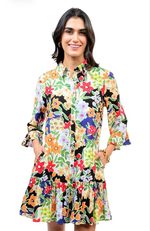 Uncle Frank 72669 Ruffles Hem's Dress