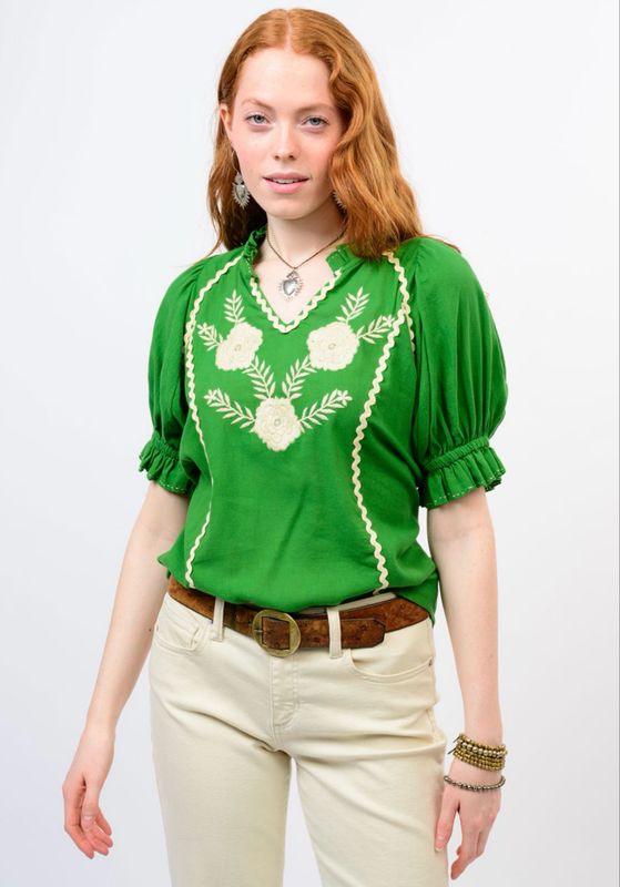 Sister Mary Dana Blouse-Green