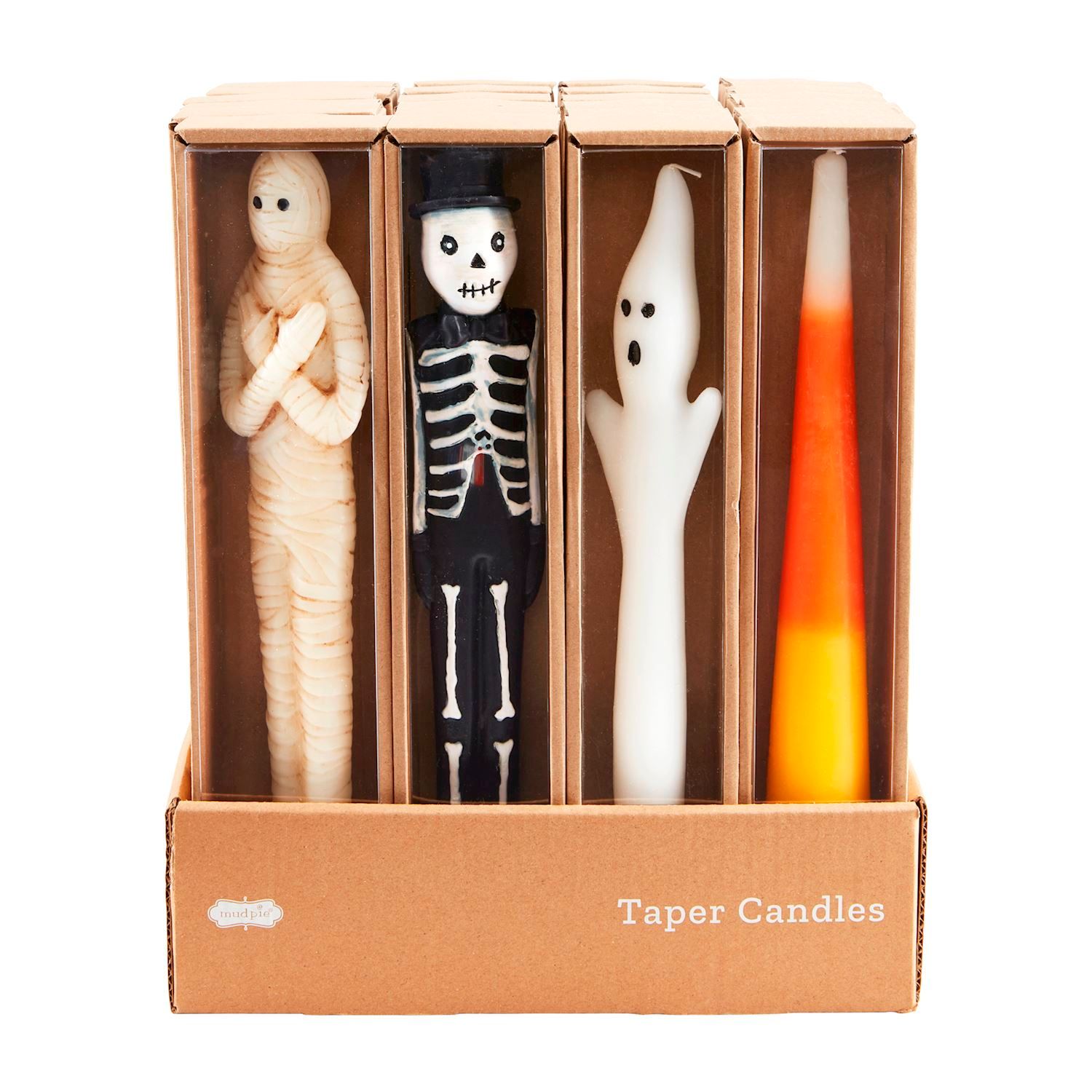 Mudpie 49800253 Halloween Taper Candles