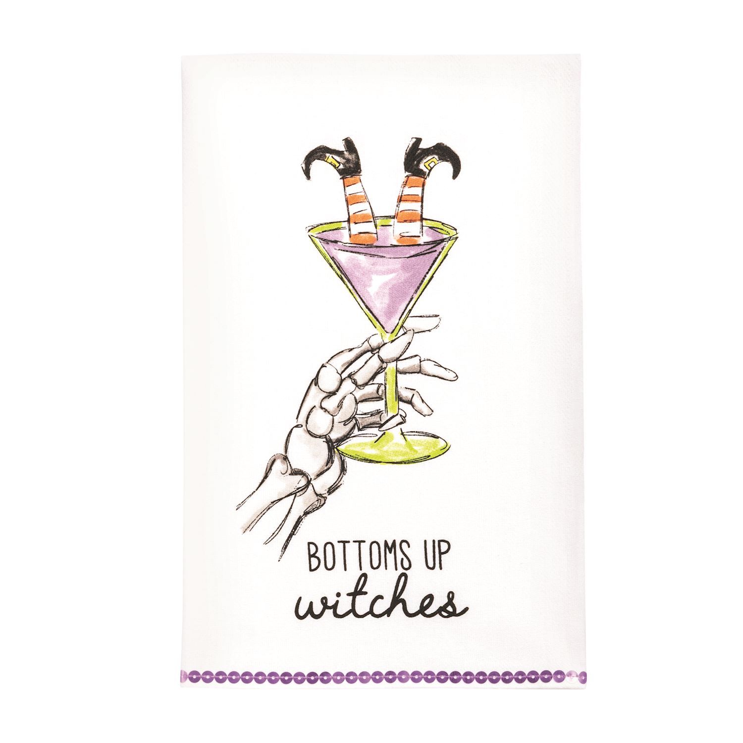 Mudpie 42170329 Halloween Cocktail Towels