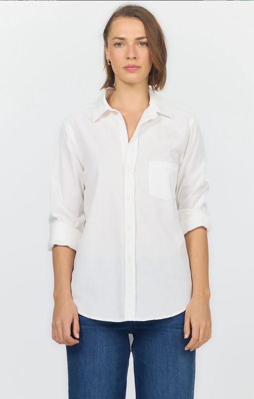 Dear John DSH1454TCWHT Galina Shirt-White