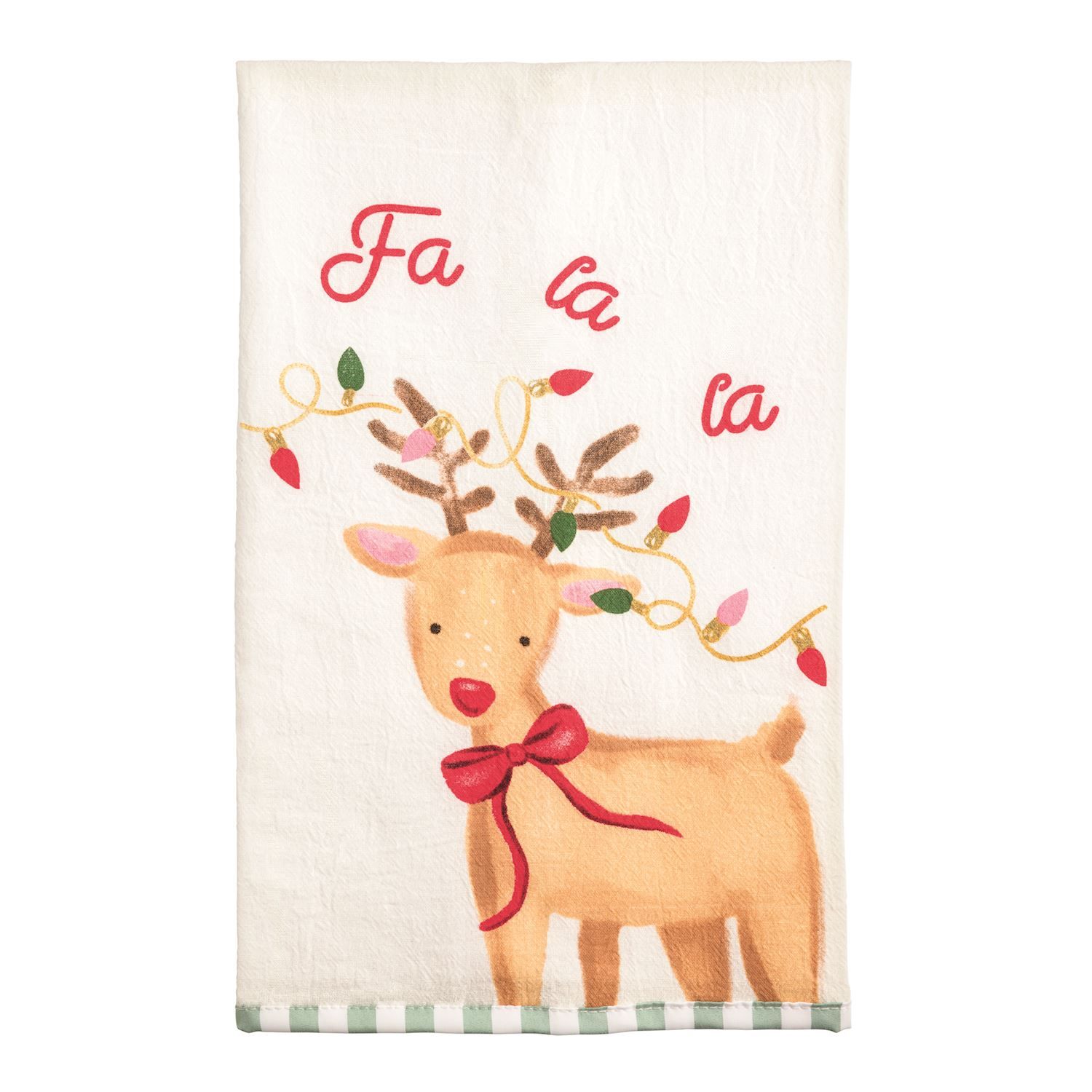 MudPie 42170320 Whimsical Christmas Bar Towel