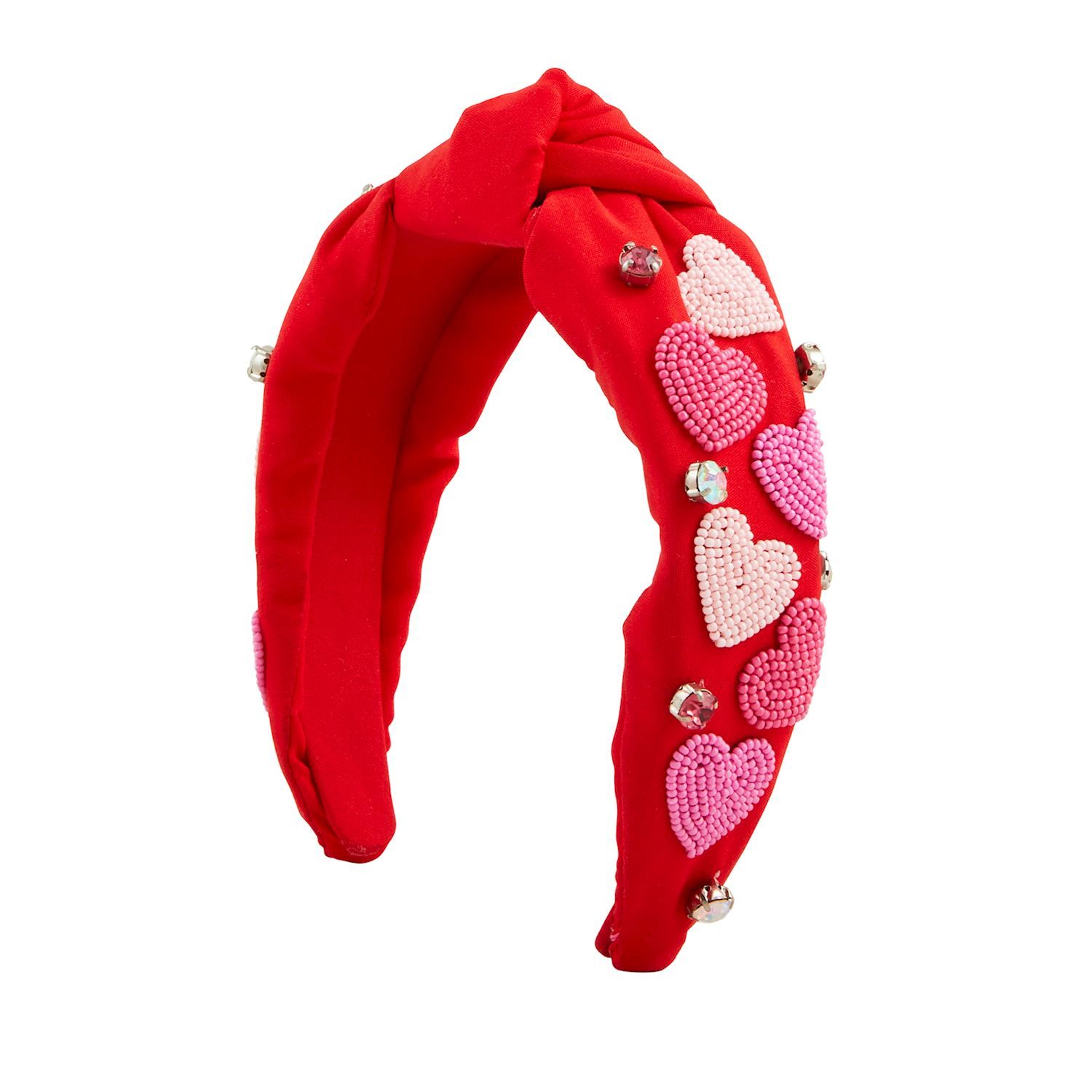 MudPie 80160056 Valentine Beaded Headband