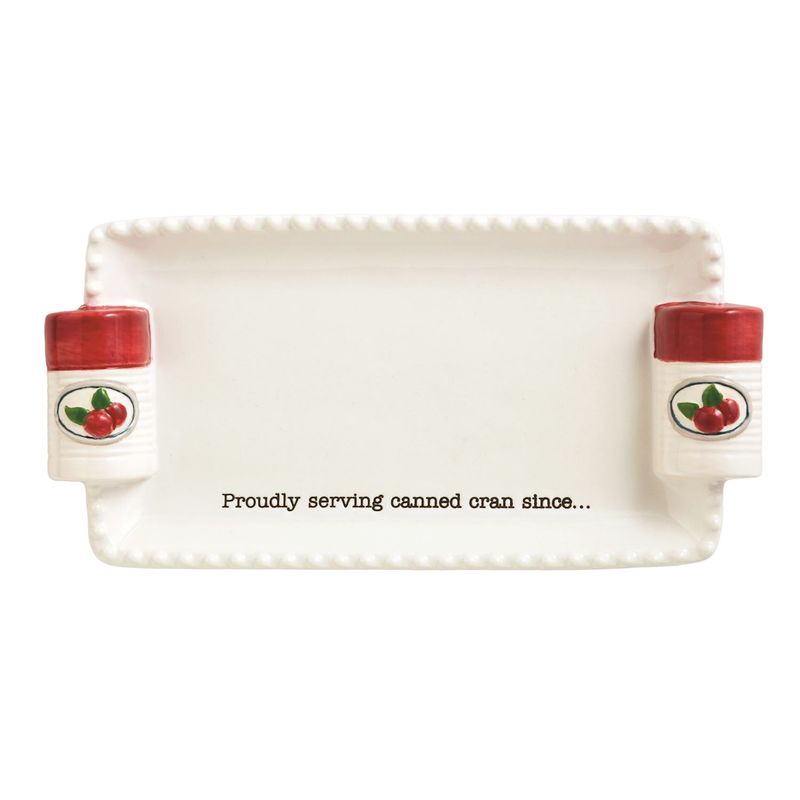 MudPie 40700969 Cranberry Tray