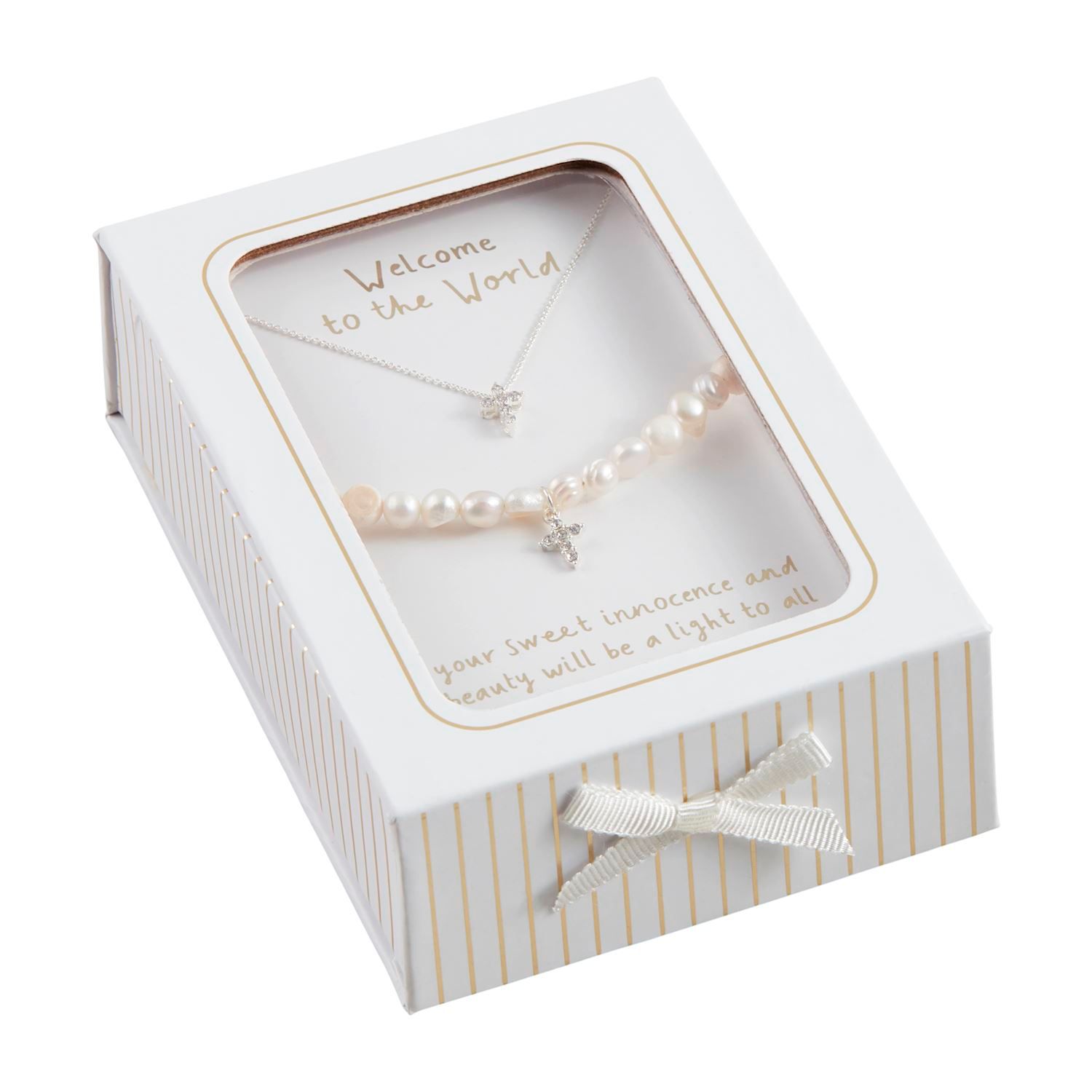 MudPie 11130014 Cross Jewelry Set