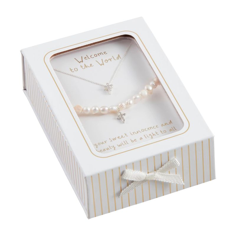 MudPie 11130014 Cross Jewelry Set