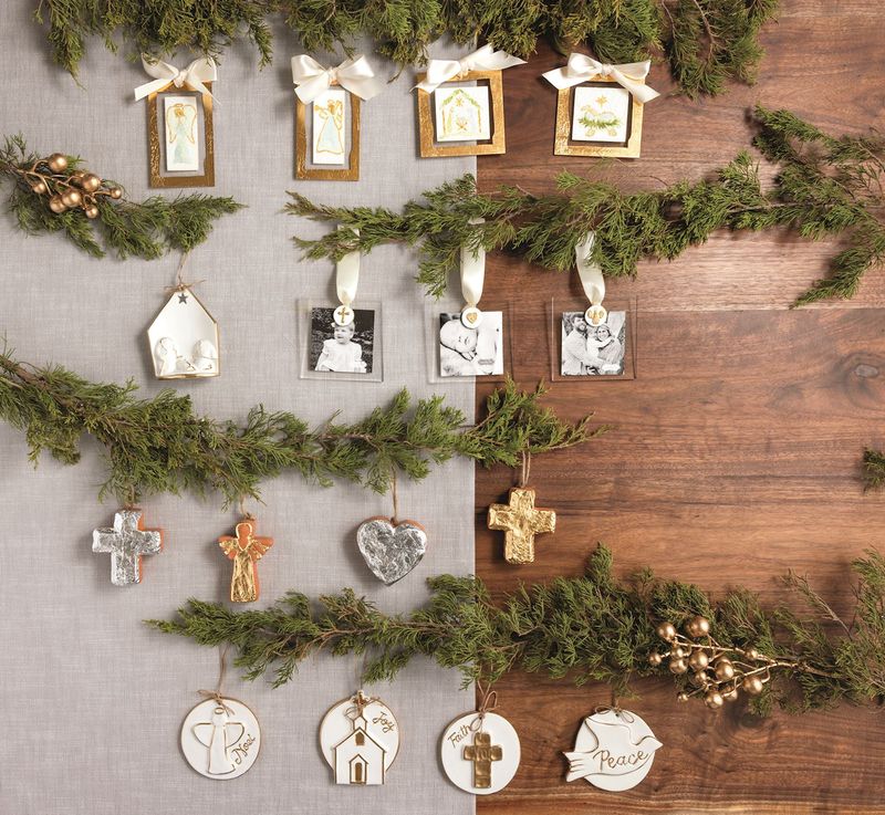 MudPie 46700492 Terracotta Christmas Ornament