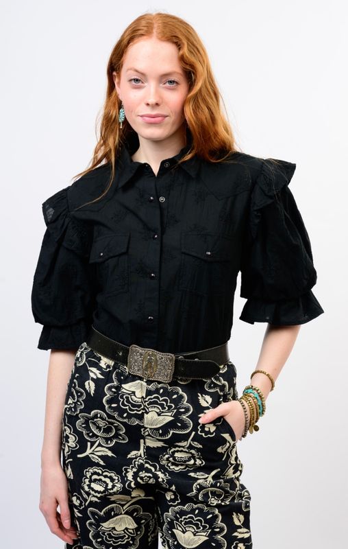 Sister Mary Annie Top-Black