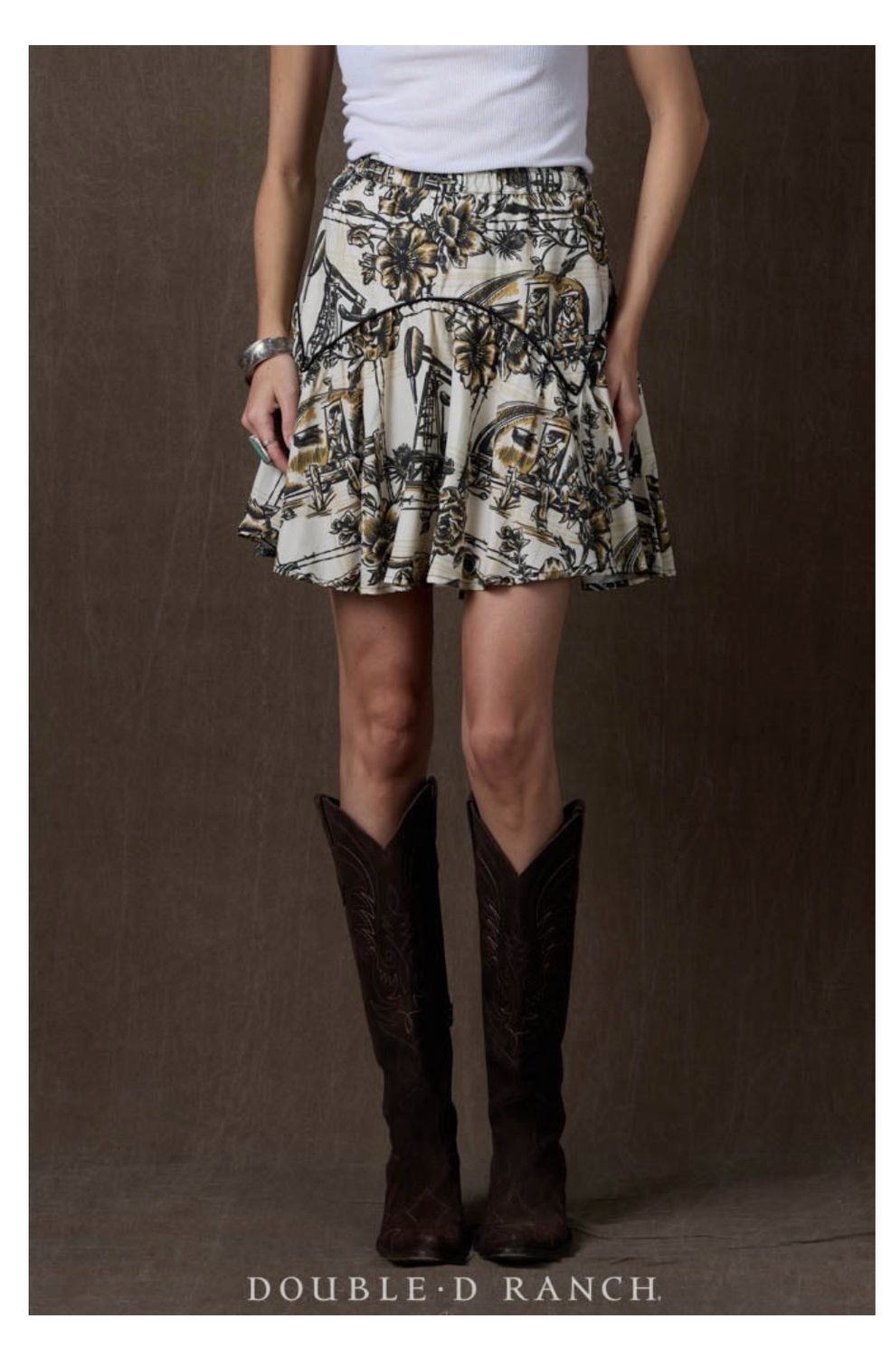 Double D S1870 Petro Plaid Skirt