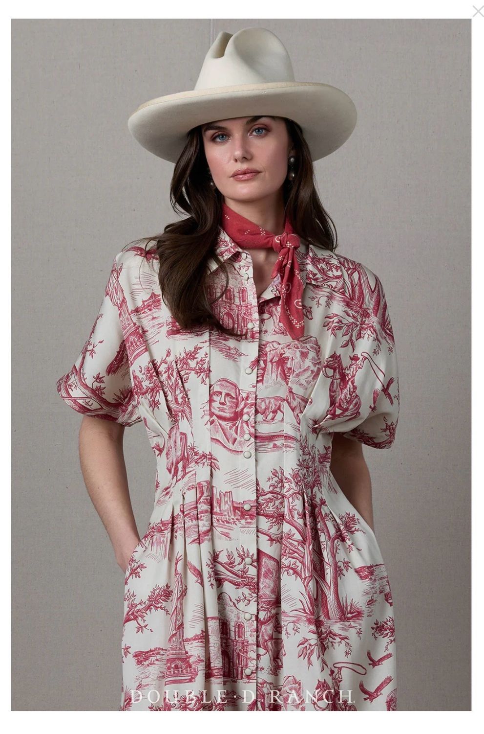 Double D D1509 America The Beautiful Toile Dress