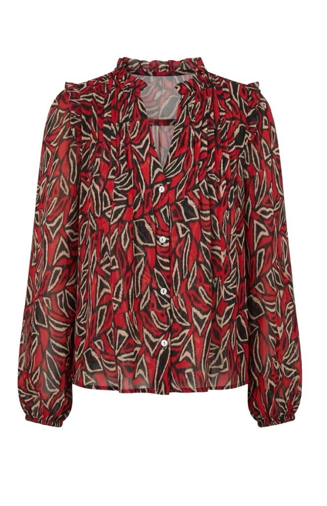 Liverpool LM8L71HD4P40 Woven Pintuck Blouse