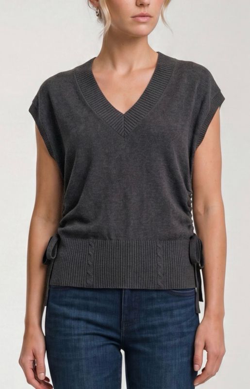 Liverpool LM8L85SR38 Dolman Sweater-Charcoal
