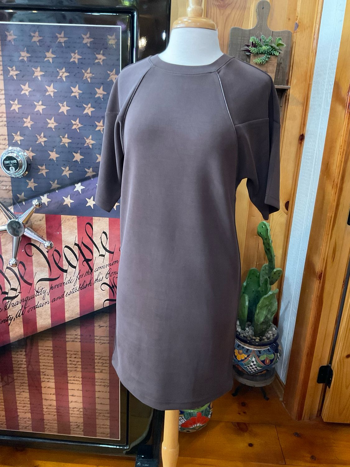 Esqualo 05500 Modal Dress-Cacoa