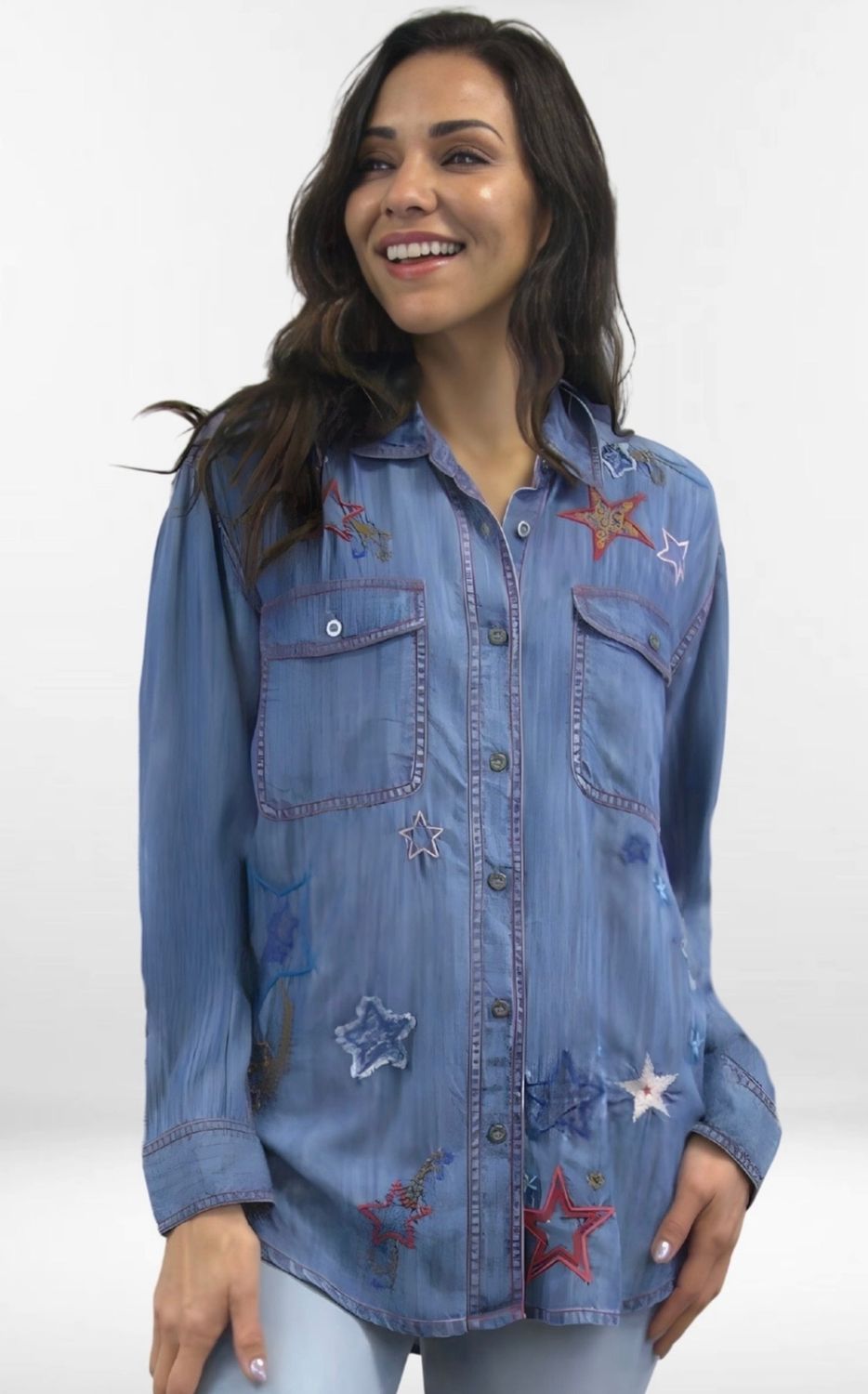 Kyla Seo KYVK320 Emma Shirt-Multi