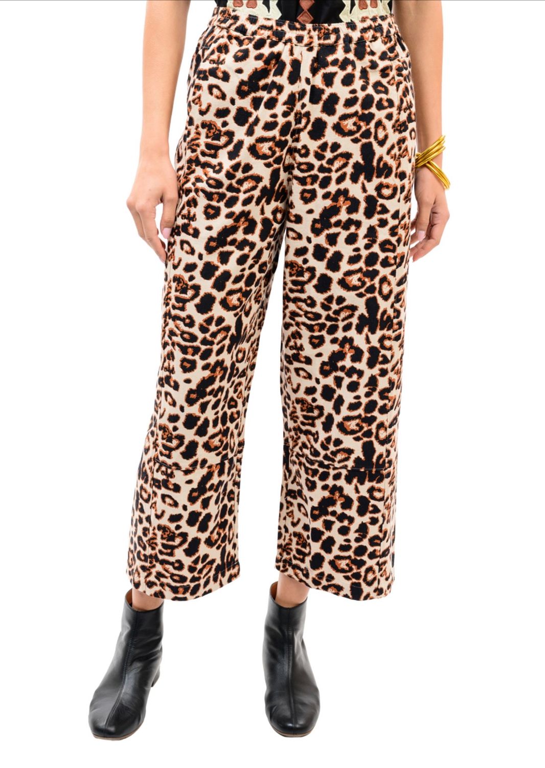 Ivy Jane 221141 Leopard Barrel Pant